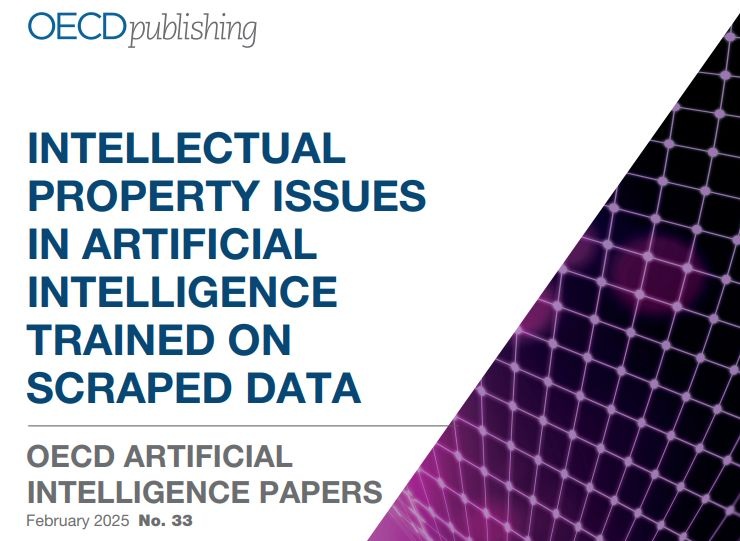 Intellectual property issues in artificial intelligence trained on scraped data